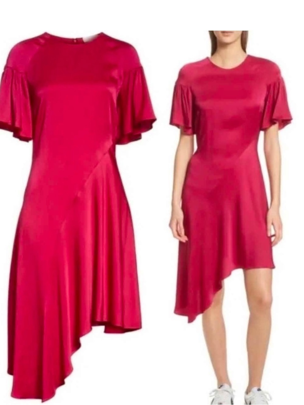 A.L.C ASYMMETRICAL MINI DRESS